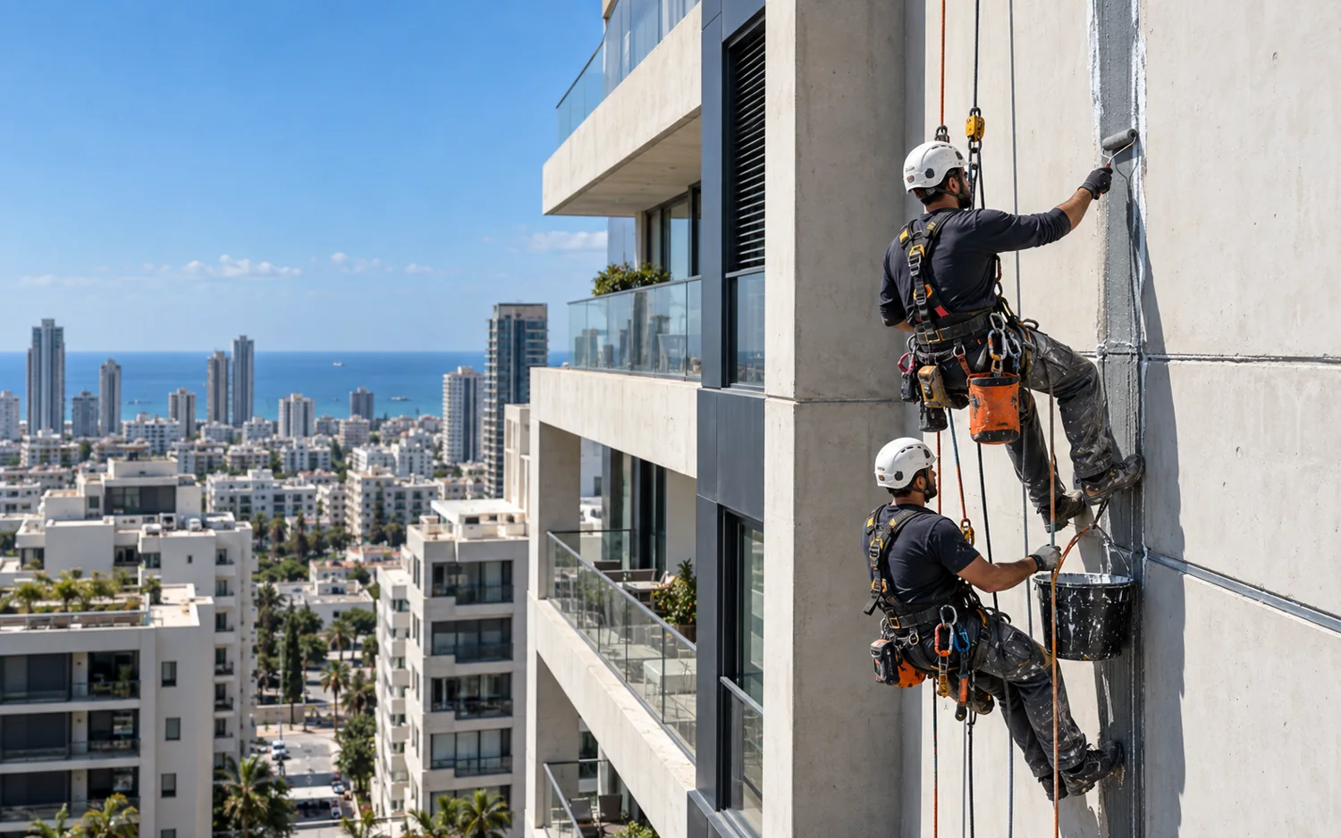 המחשה צילומית של עבודת איטום בסנפלינג
